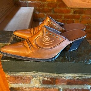 Cowboy shoes Mule Style very comfy